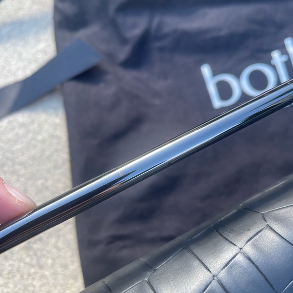 NWT Btokier Lennox Small Croc-Embossed Leather Crossbody in Black - Picture 7 of 8